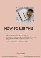 The Intentional Family Meeting Workbook