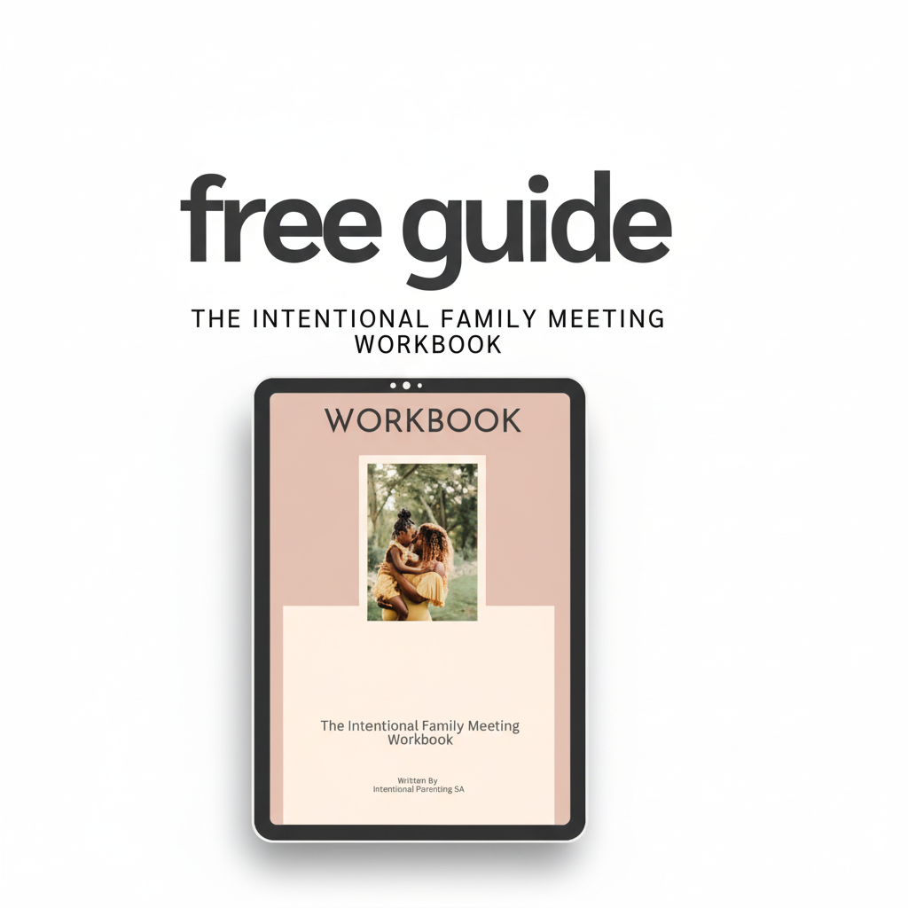 Family Meeting Guide Clean White Background