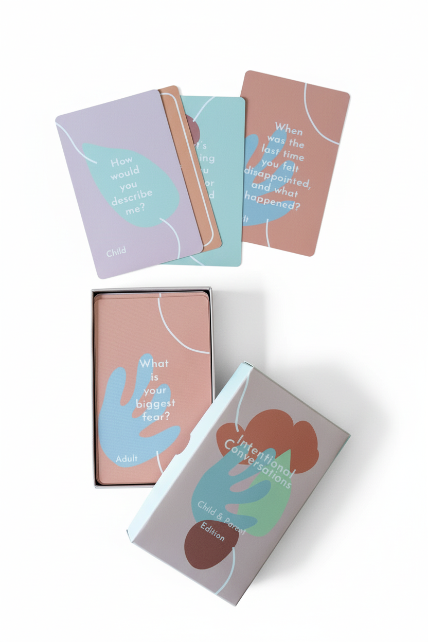 Intentional Conversations Cards: Parent-Child Edition