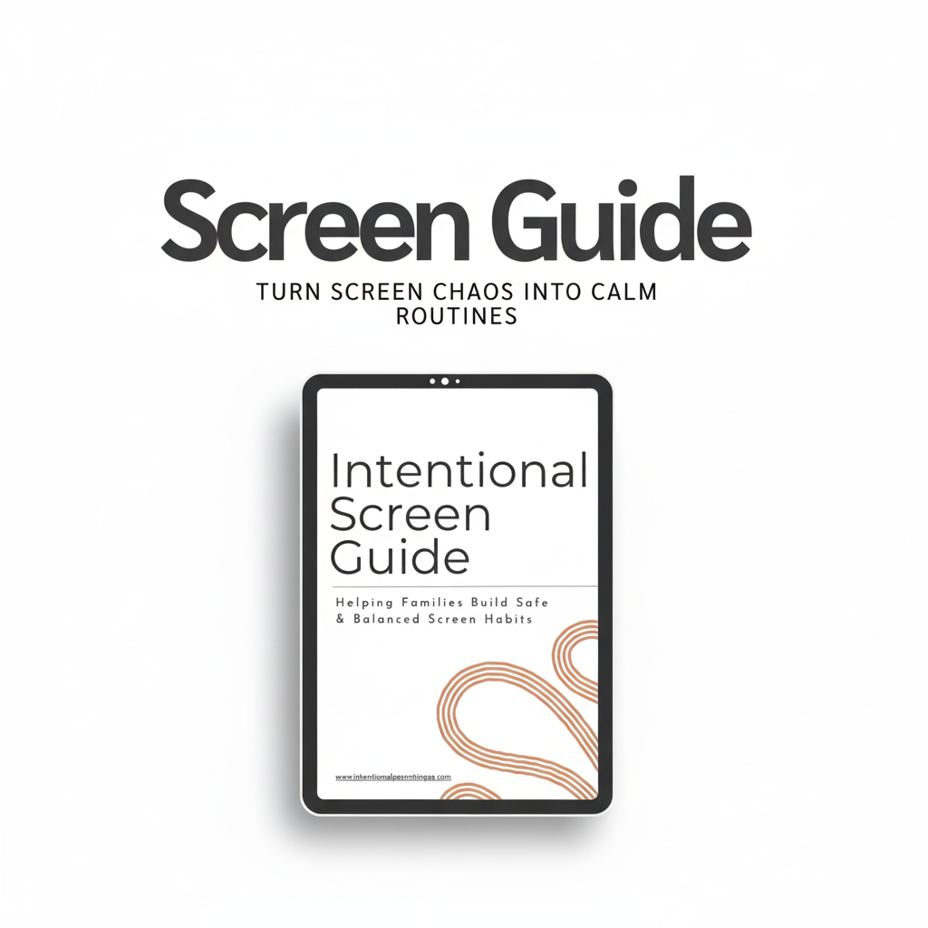 Screen Guide with White Background